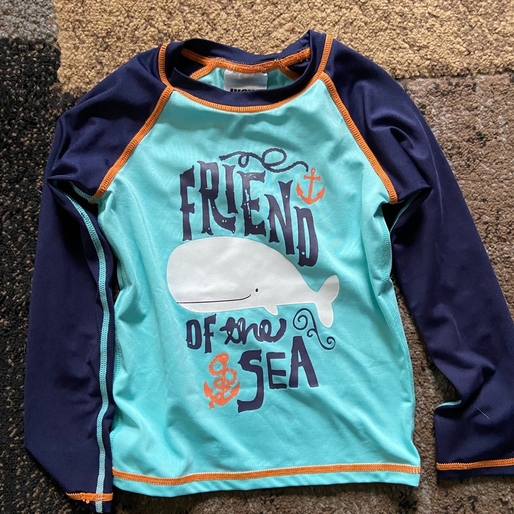 Rash Guard Swim Top Size 24month Wave Zone Brand